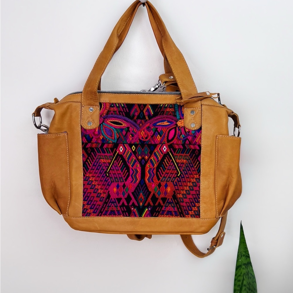 Genuine leather bags, backpacks from Guatemala